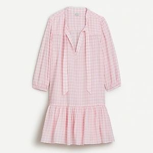 Beach tunic in gingham